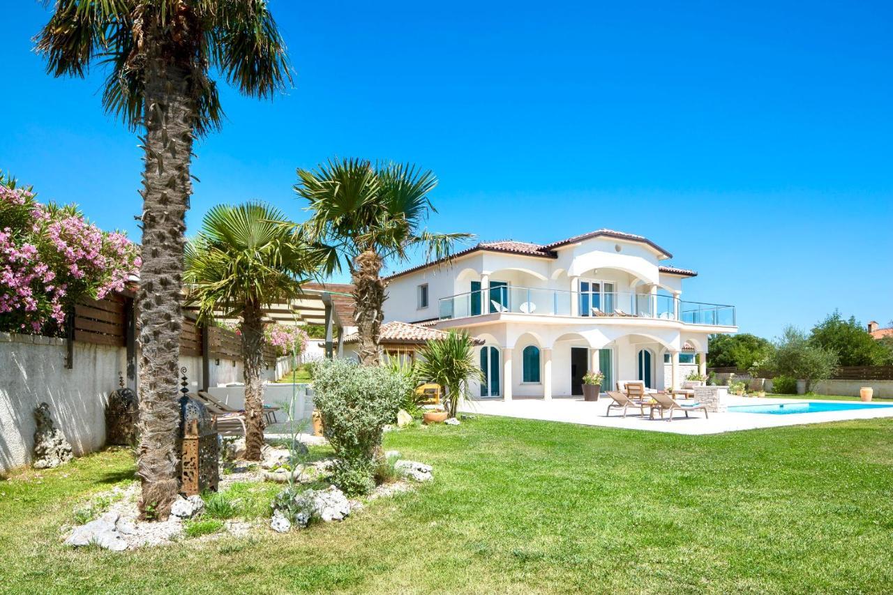 Luxury Panorama Vila With Amazing Seaview In Gondolici 7 Km From Rabac لابين المظهر الخارجي الصورة