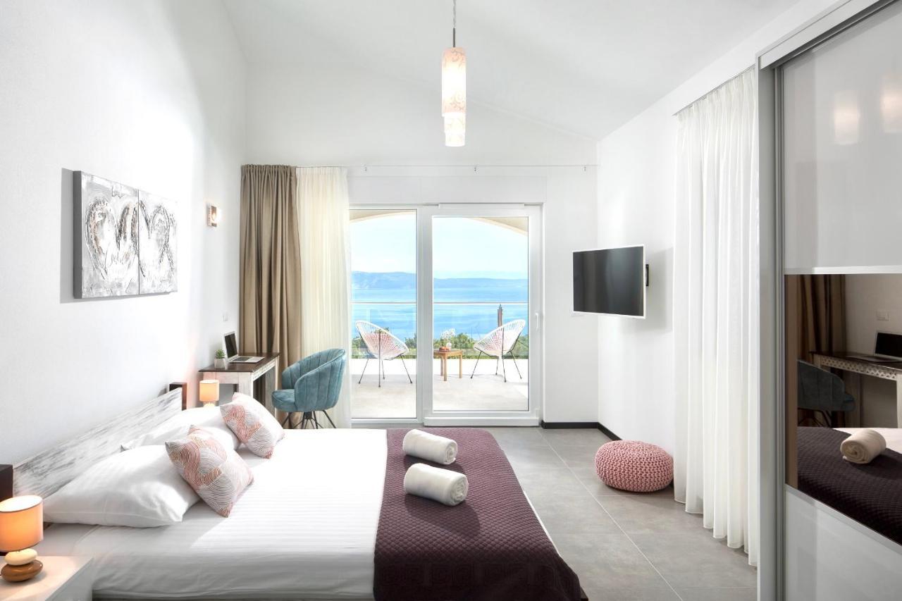 Luxury Panorama Vila With Amazing Seaview In Gondolici 7 Km From Rabac لابين المظهر الخارجي الصورة