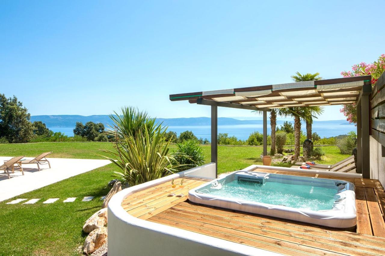 Luxury Panorama Vila With Amazing Seaview In Gondolici 7 Km From Rabac لابين المظهر الخارجي الصورة