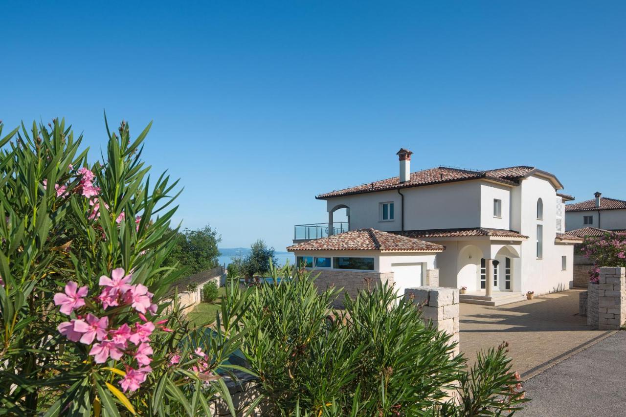 Luxury Panorama Vila With Amazing Seaview In Gondolici 7 Km From Rabac لابين المظهر الخارجي الصورة